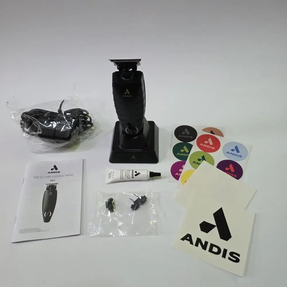 Andis GTX-EXO Cordless Trimmer T-Blade Battery Powered Gray Black Unisex